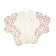 Lohan 棉衛生巾 Luna Wing 入門套組 B 大號 3 件 + 隔夜 3 件, 1套, 夜用