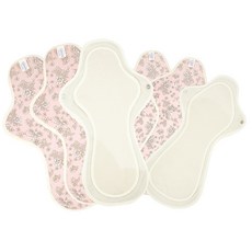 Lohan 棉月經墊 Luna Wing 大號套組隔夜 3 件 + 特殊隔夜 3 件, 1套, 夜用