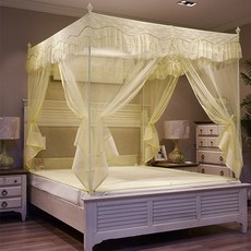 Tree Wind Free鋼架方形蚊帳, 淺褐色的