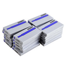 LAMY 墨水鋼筆墨水管 5入, 藍色, 20件