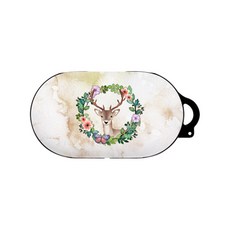 BANIMONG 花卉動物設計 Galaxy Buds 保護殼, 單一商品, 鹿