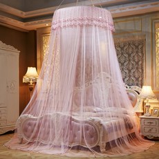 樹飄飄床頂蚊帳, 淺粉色