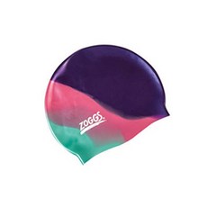 ZOGGS Junior 矽膠泳帽 多色 300634, 紫色+粉色+藍綠色