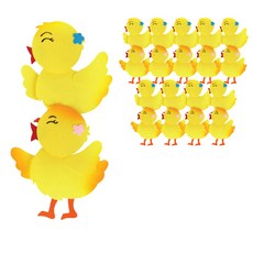 쪼꼬미친구들 한쌍 종이환경구성 만들기재료 10x12cm, 혼합 색상, 10세트