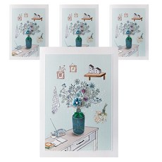 From&To T222-6 感謝祝賀新年賀卡 4p + 信封 4p + 內頁 4p, 混合顏色, 1套