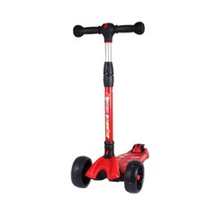 Alpaca 新款滑板車 怪物輪 可折疊兒童滑板車, 紅色