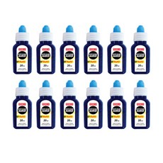 DONG-A 不干板瑪卡補充墨水, 藍色, 12件