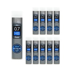 Pentel 飛龍文具 筆芯 C277 60mm HB, 0.7mm, 10盒