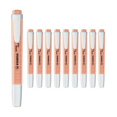 스타빌로 스윙클 파스텔 형광펜, 126 파스텔피치, 10개