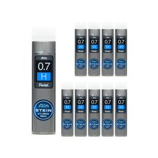 Pentel 飛龍文具 Ain STEIN 自動鉛筆芯 H C277, 0.7mm, 10個
