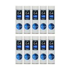 Pentel 飛龍文具 Ain Stein自動鉛筆芯 HB C274, 0.4mm, 10個