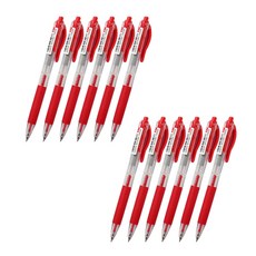 ZEBRA 斑馬牌 中性筆 Sarasa K JJS3K 0.4mm, 紅色, 12入