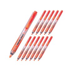 Pentel 飛龍文具 螢光筆 SXS15, 橘色, 12入, 12個