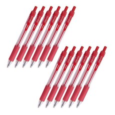 ZEBRA 斑馬牌 Sarasa 中性筆 JJB3 0.7mm, 紅色, 12入