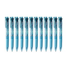 ZEBRA 斑馬牌 Bolsha Surari 2+S原子筆 0.7mm+原子筆 B2SA110 0.5mm, 淺藍, 12件