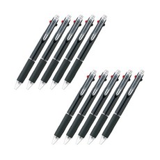 uni Jetstream 3色油性筆 0.5mm SXE3-400, 黑色, 10入