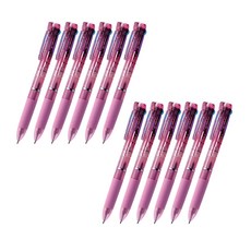 ZEBRA 斑馬牌 Bolsha Surari 3 + S 圓珠筆 0.7mm + Sharp 0.5mm B3SA11, 淺粉色, 12件