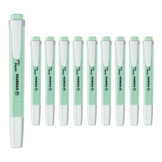 스타빌로 스윙클 파스텔 형광펜, 116 파스텔민트, 10개