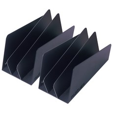 ASKOREA Desk Partner 多用途支架 MW-634, 黑色的, 2件