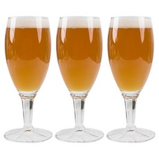 보르미올리 Hectagon Grip Beer 맥주잔 270ml, 3개입