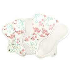 Lohan 有機棉月經墊 Lette 翼型入門套裝 B 大 3p + 隔夜 3p, 1套