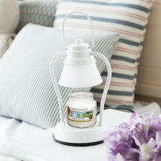 Blue Ocean Yankee Candle 定時迷你融蠟燈 小 + Clean Cotton 蠟燭組合, 白色