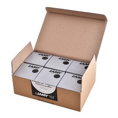 LAMY 鋼筆墨水瓶 T52 50ml, Black, 6個