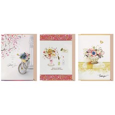 From&To T215-123 感恩節賀卡3p+信封3p+鑲嵌3p, 混色, 1套