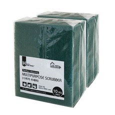 新星多功能綠色菜瓜布 大, 10入, 2個