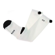 GowoonGolf 橢圓絨球刺繡及膝襪, 白色