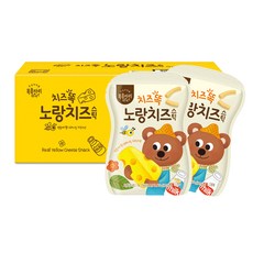 복음자리 치즈똑 노랑치즈 23g, 치즈맛, 15개입