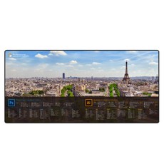 GEO 鍵盤滑鼠墊 GZ-MP980 3XL號, Paris, 1張