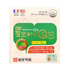 일양약품 징코플러스 큐텐, 60정, 1개