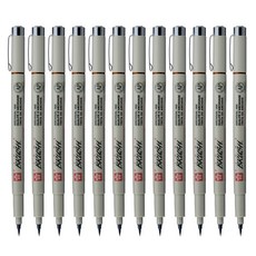 PIGMA MICRON Pigma刷筆筆, 橘子, 12件