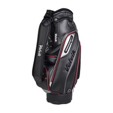 볼빅 남성용 19 VAIB 스포츠 PU 캐디백, 블랙