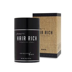 HAIR RICH 經典黑髮粉 20g, 黑色, 1個