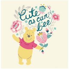 I LOVE PAINTING DIY繪畫組 25*25cm, 花束和小熊維尼