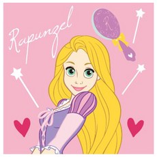 I LOVE PAINTING DIY繪畫組 25*25cm, 插圖長髮公主