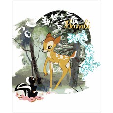 I LOVE PAINTING DIY繪畫組 40*50cm, 走小鹿斑比