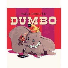 I LOVE PAINTING DIY繪畫組 40*50cm, 馬戲團小飛象