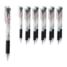 ZEBRA 斑馬牌 Bolsha Srari 2+S B2SA11原子筆 0.7mm+原子筆 0.5mm, 透明度, 12件