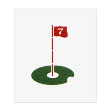 Mr. Golf 高爾夫球靶, 1個, 白色