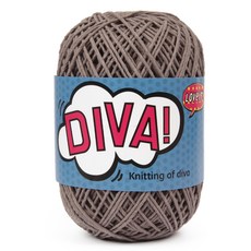 DIVA編織毛線, 21灰色, 1個
