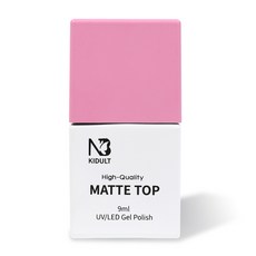 NBKIDULT 霧面指甲油 NFG002, 單色, 1瓶, 9ml