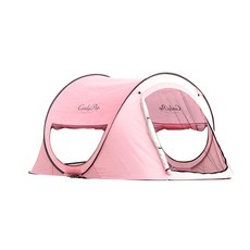 카즈미 캔디팝 피크닉 팝업텐트, 핑크, 2~3인용
