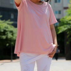 短袖哺乳印花上衣