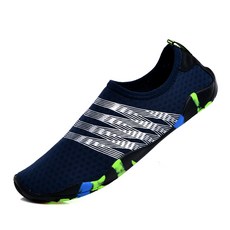 NAYA STYLE 襪套式線條印花防水休閒鞋 Aqua55-1