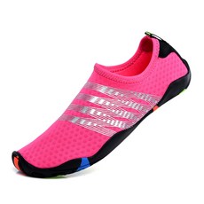 NAYA STYLE 襪套式線條印花防水休閒鞋 Aqua55-3