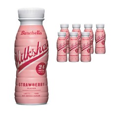 베어벨스 프로틴 밀크쉐이크 딸기향, 330ml, 8개