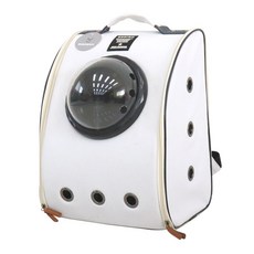 Redpuppy 太空艙寵物外出後背包, 簡單的象牙